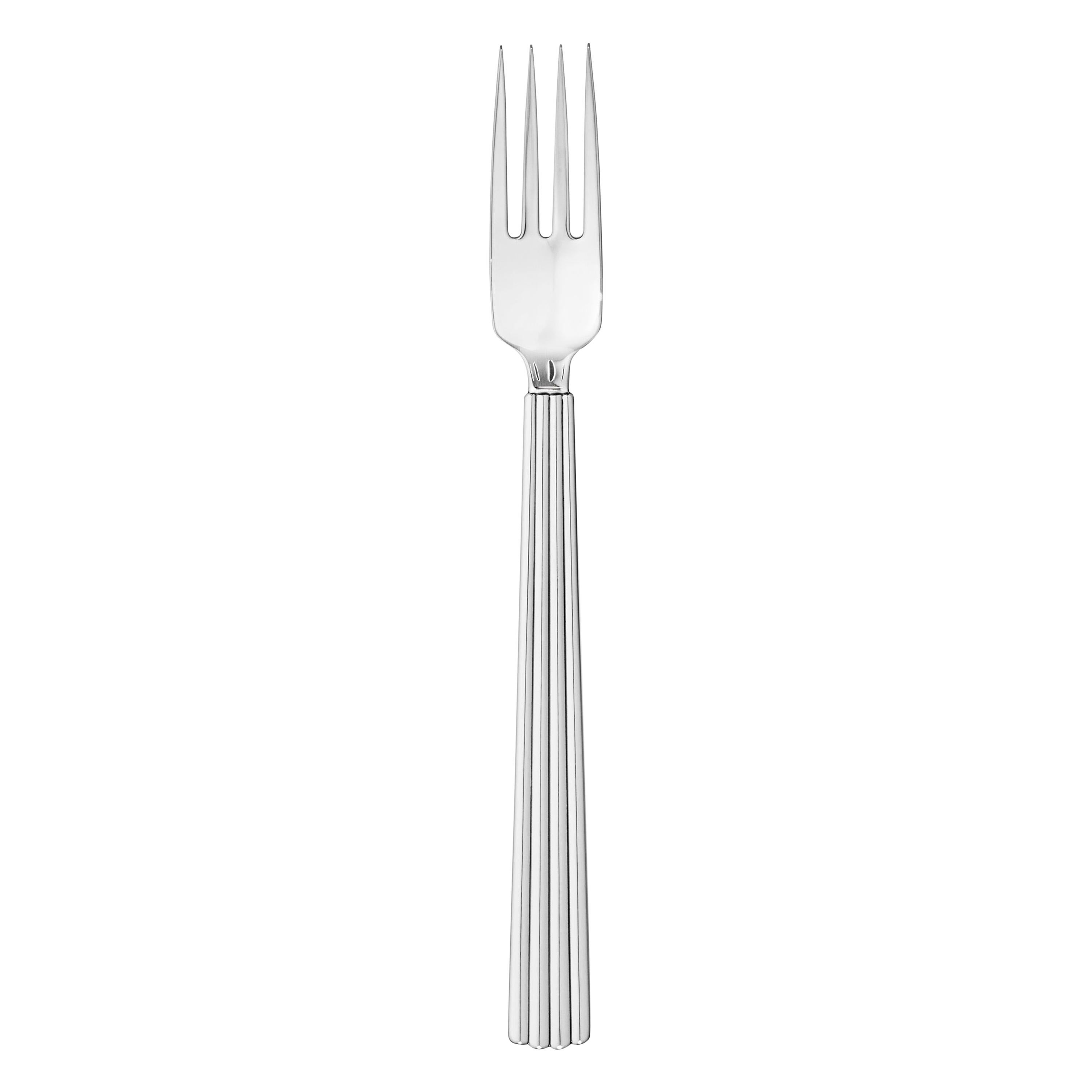 Georg Jensen Sterling Silver Bernadotte Luncheon Fork by Sigvard Bernadotte For Sale