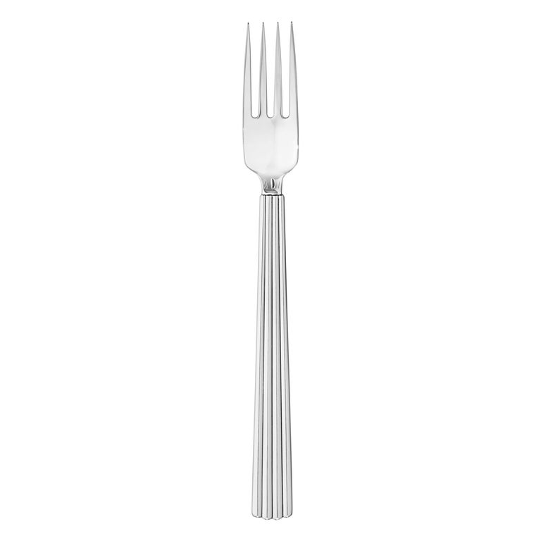 Jensen Sterling Silver Bernadotte Luncheon Fork by Sigvard Bernadotte For Sale at 1stDibs