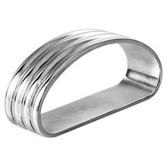 Georg Jensen Sterling Silver Bernadotte Napkin Ring 304A, 1939