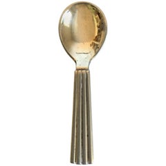 Georg Jensen Sterling Silver Bernadotte Salt Spoon No 103