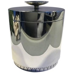 Georg Jensen Sterling Silver Bernadotte Tea Caddy No 825 (1930-1945)