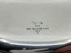 Georg Jensen Sterling Silver Tray by Sigvard Bernadotte, 1939, Design No. 849C