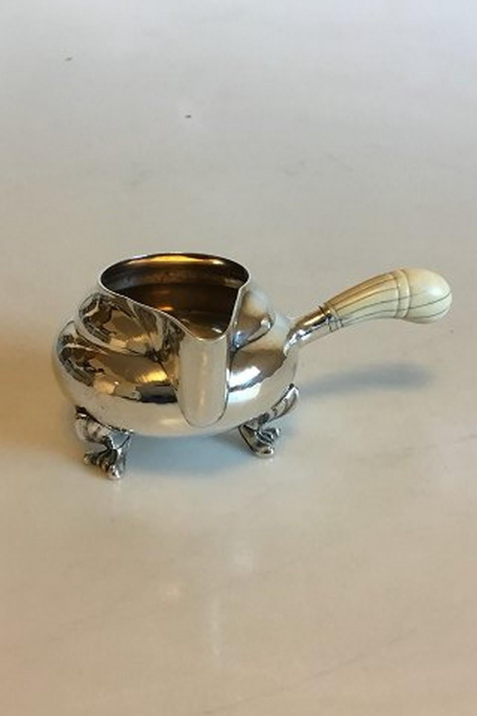 Georg Jensen Sterling Silver Blossom Coffee and the Set No 2 In Good Condition For Sale In Copenhagen, DK