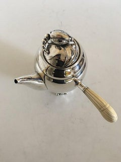 Georg Jensen Sterling Silver Blossom Coffee Pot No. 2B