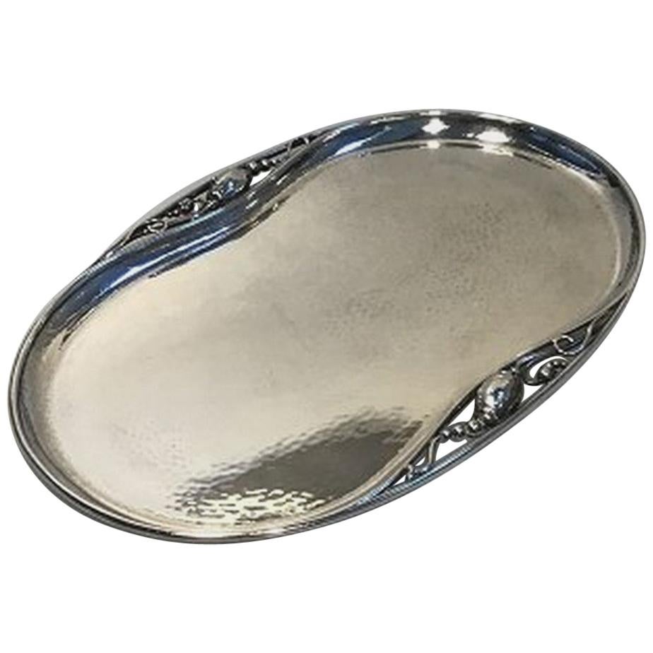 Georg Jensen Sterling Silver Blossom Tray No 2P