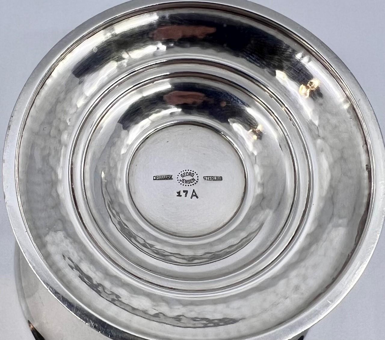 Danish Georg Jensen Sterling Silver Bowl 17A For Sale