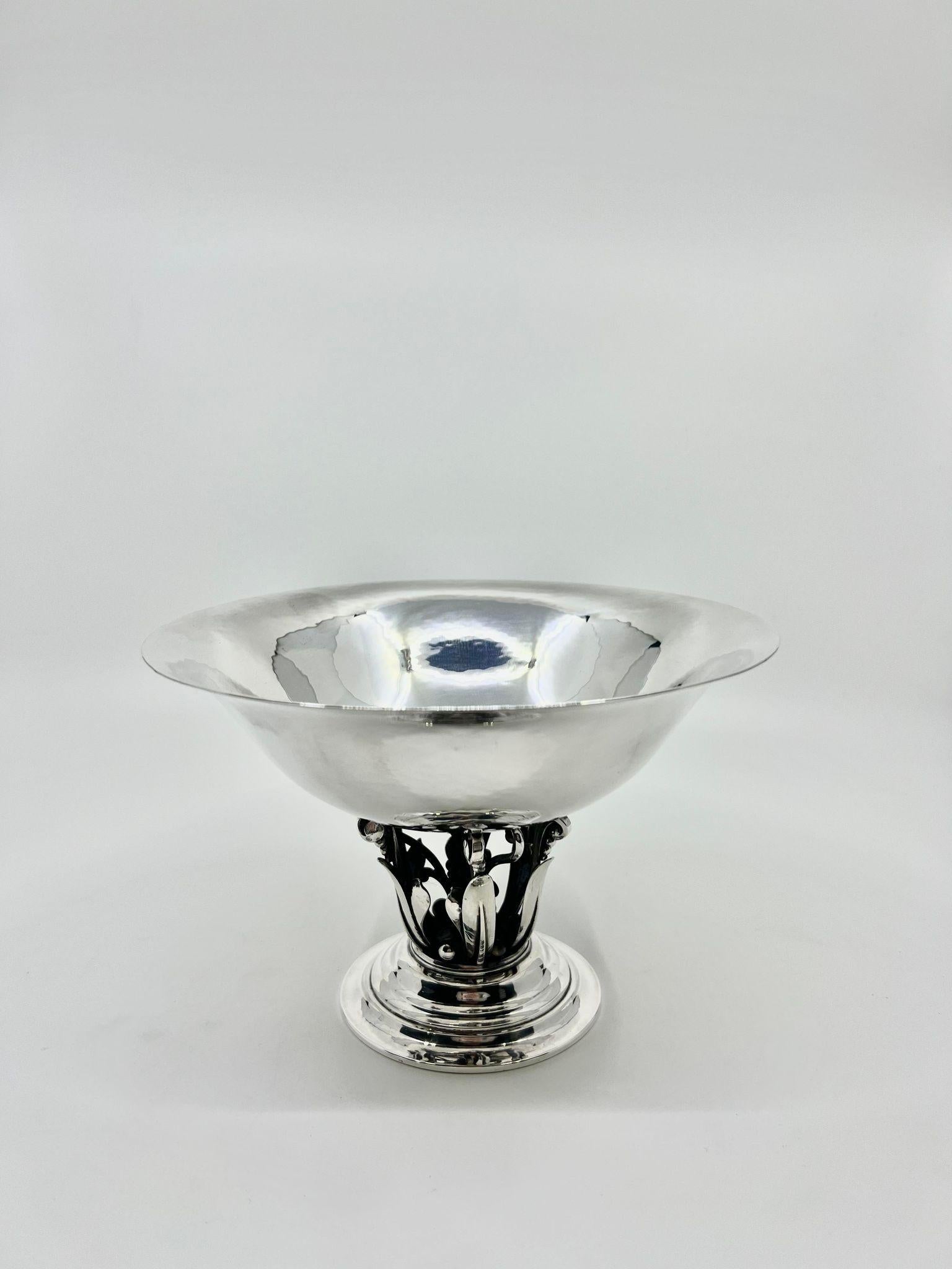 Danish Georg Jensen Sterling Silver Bowl 242 For Sale