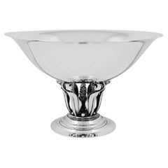 Georg Jensen Cuenco de plata de ley 242