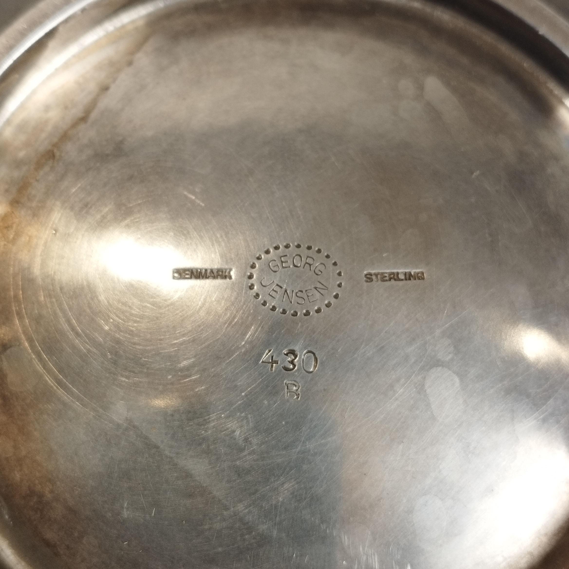 Georg Jensen Cuenco de plata de ley Plata esterlina en venta