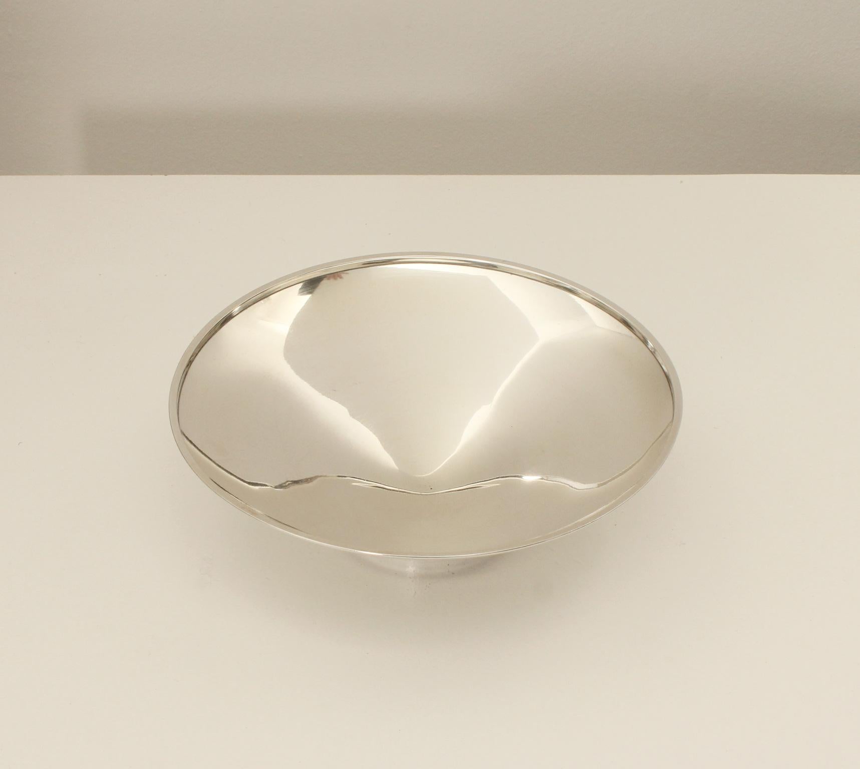 Georg Jensen Sterling Silver Bowl from 1950s For Sale 5