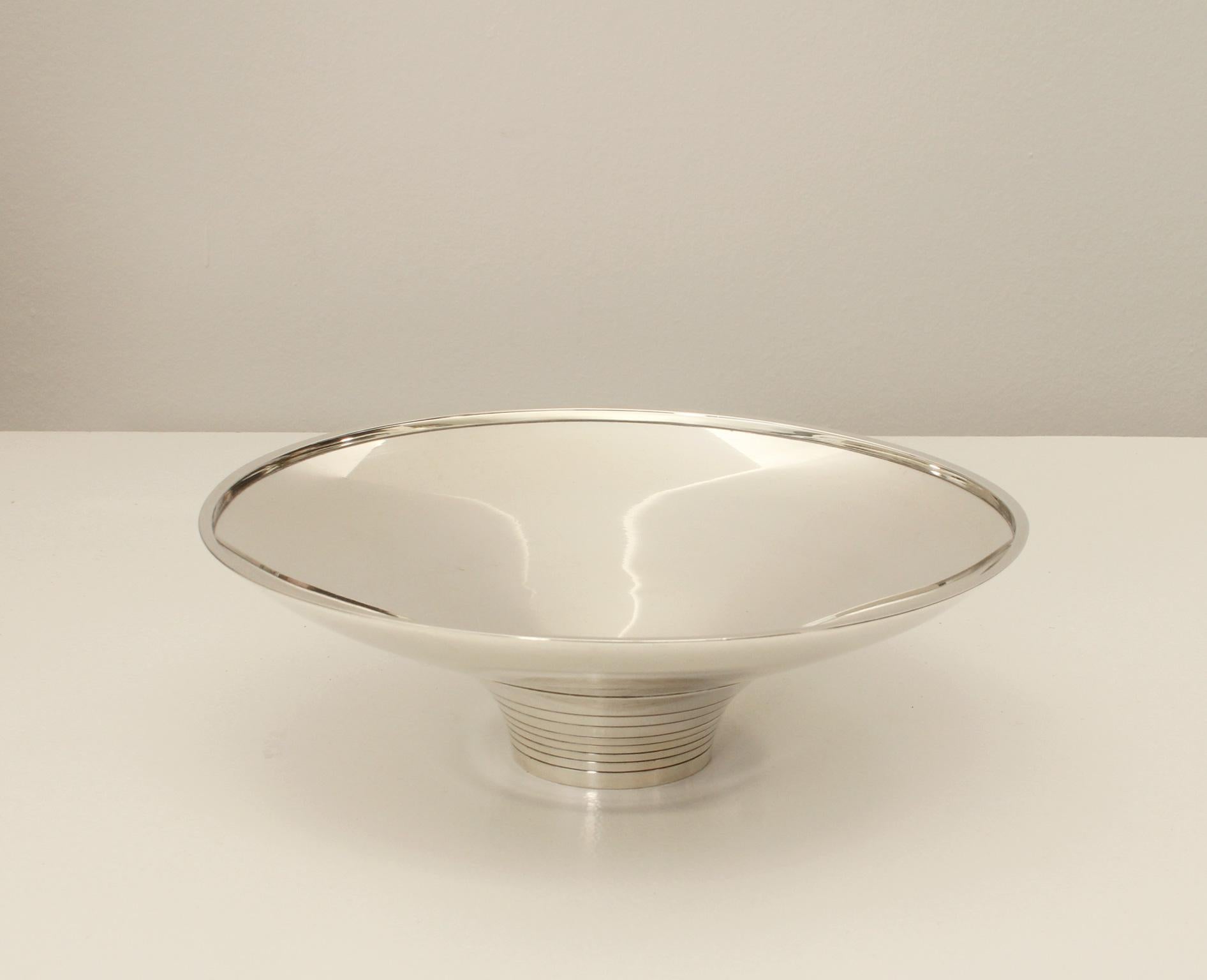 Georg Jensen Sterling Silver Bowl from 1950s For Sale 7