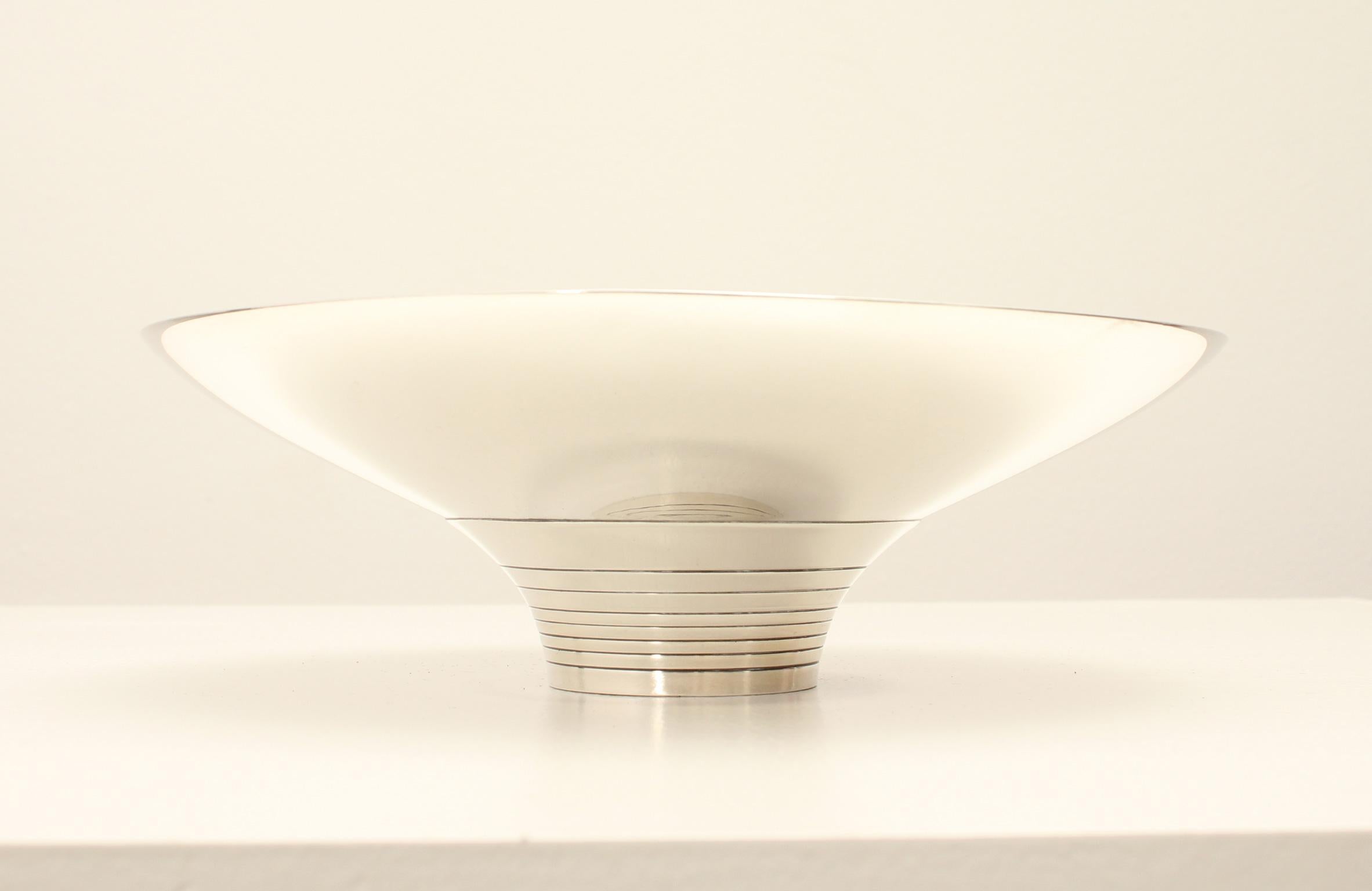 Georg Jensen Sterling Silver Bowl from 1950s For Sale 1