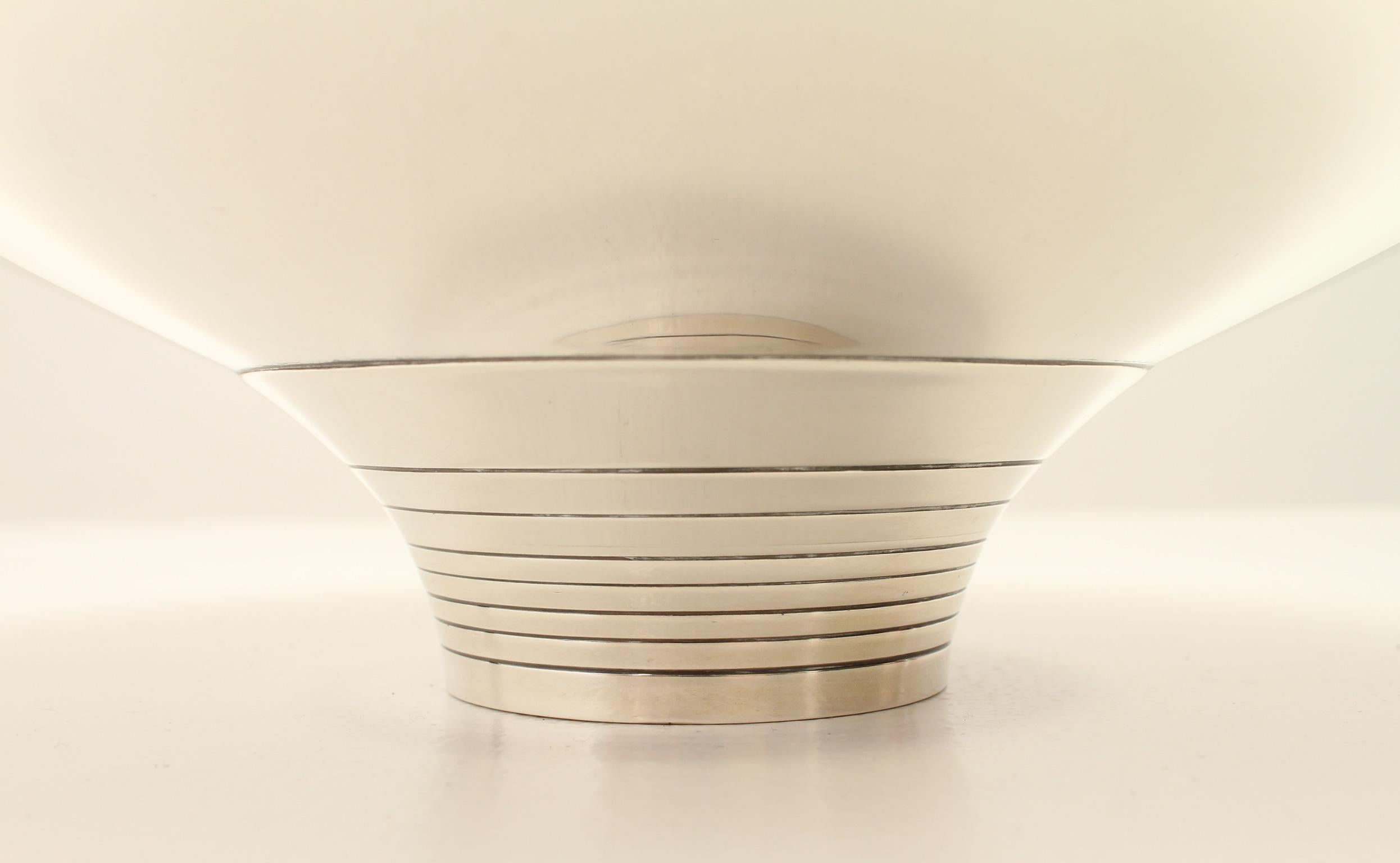 Georg Jensen Sterling Silver Bowl from 1950s For Sale 2