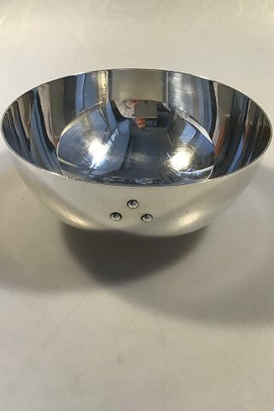 Art Deco Georg Jensen Sterling Silver Bowl No 1134A For Sale