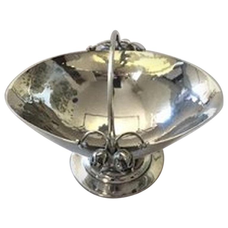 Georg Jensen Sterling Silver Bowl No 235A For Sale