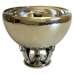 Georg Jensen Sterling Silver Bowl No 665, Designed by Gustav Pedersen
