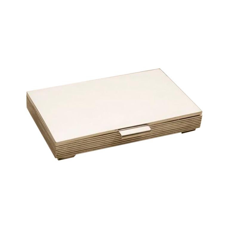 Georg Jensen Sterling Silver Box by Sigvard Bernadotte no.712 For Sale