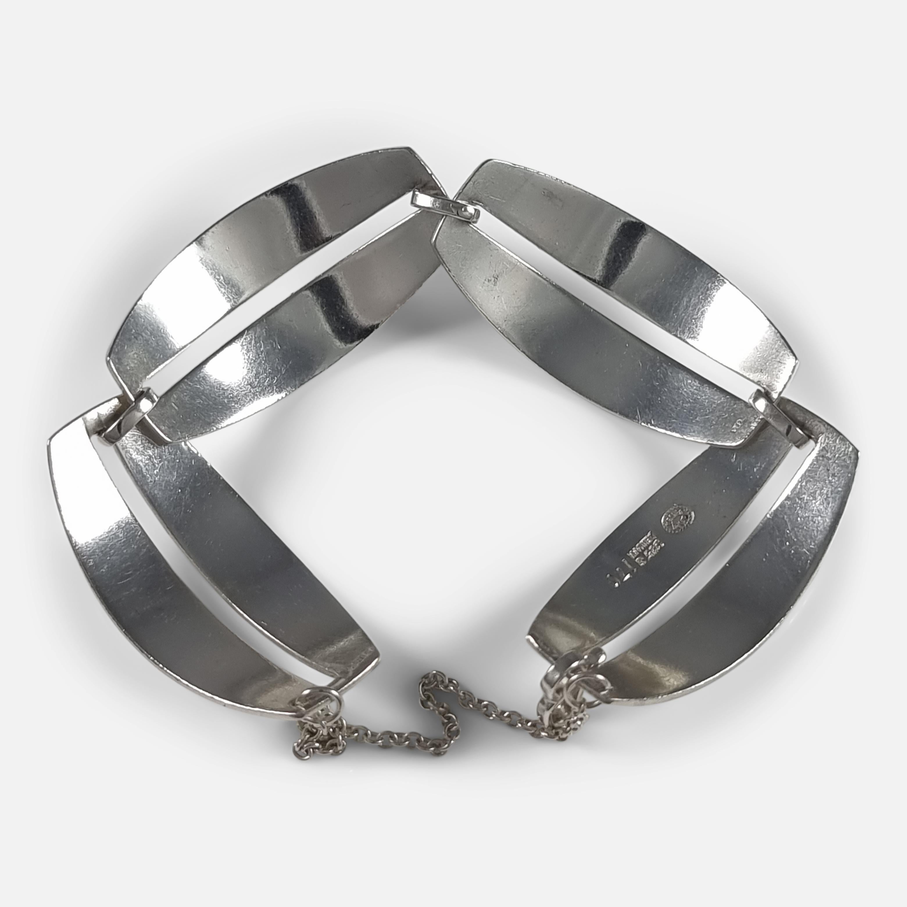 Georg Jensen Sterling Silver Bracelet #170, Nanna Ditzel For Sale 5