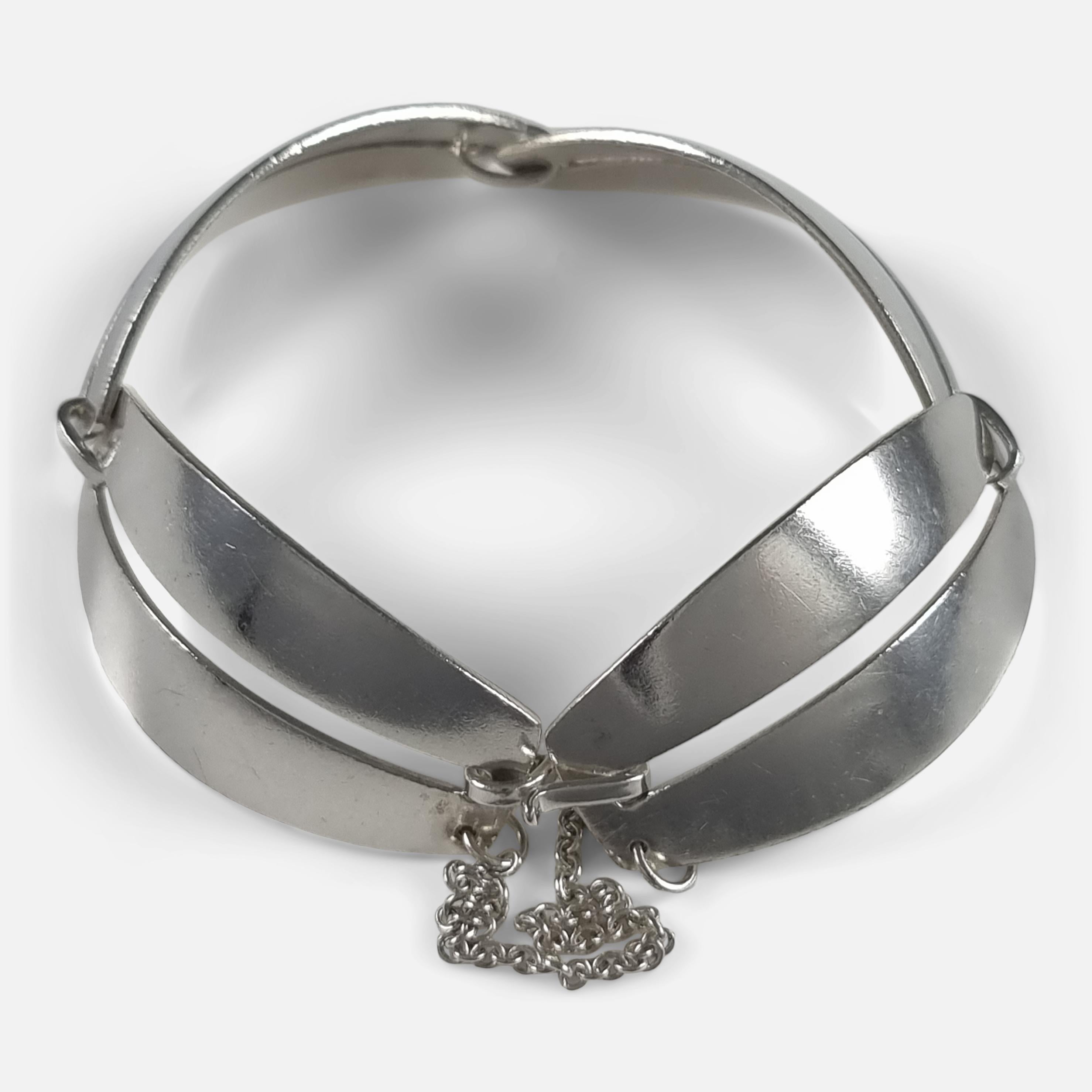 Georg Jensen Sterling Silver Bracelet #170, Nanna Ditzel For Sale 9