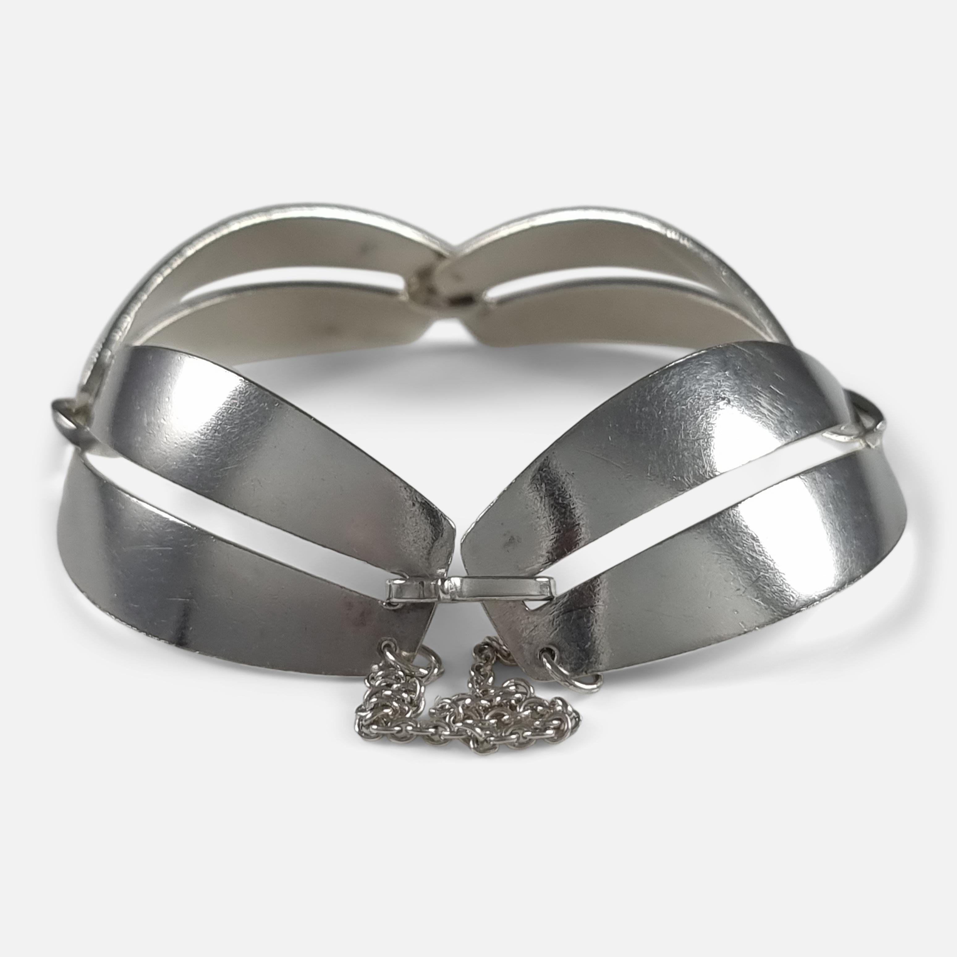 Georg Jensen Sterling Silver Bracelet #170, Nanna Ditzel For Sale 10