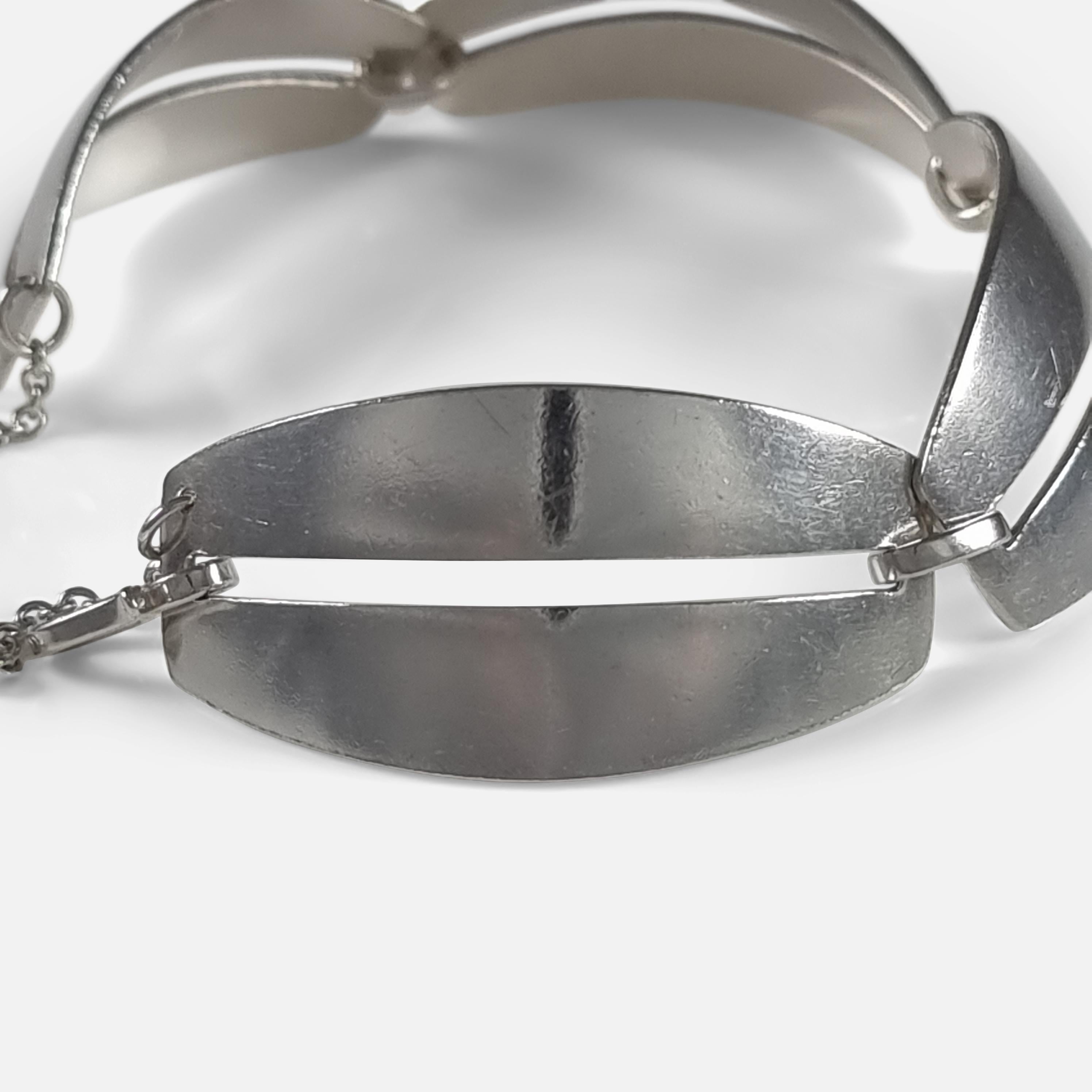 Georg Jensen Sterling Silver Bracelet #170, Nanna Ditzel For Sale 3