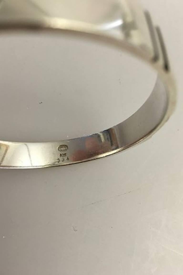 Georg Jensen Sterling Silver Bracelet #334 For Sale at 1stdibs