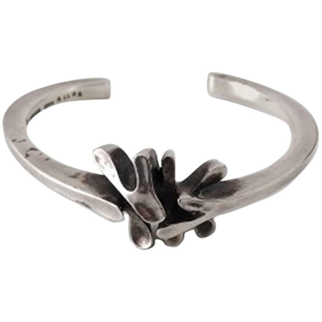 Georg Jensen Sterling Silver Bracelet #A112A For Sale