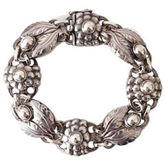Antique Georg Jensen Sterling Silver Bracelet No 3 from 1933-1944