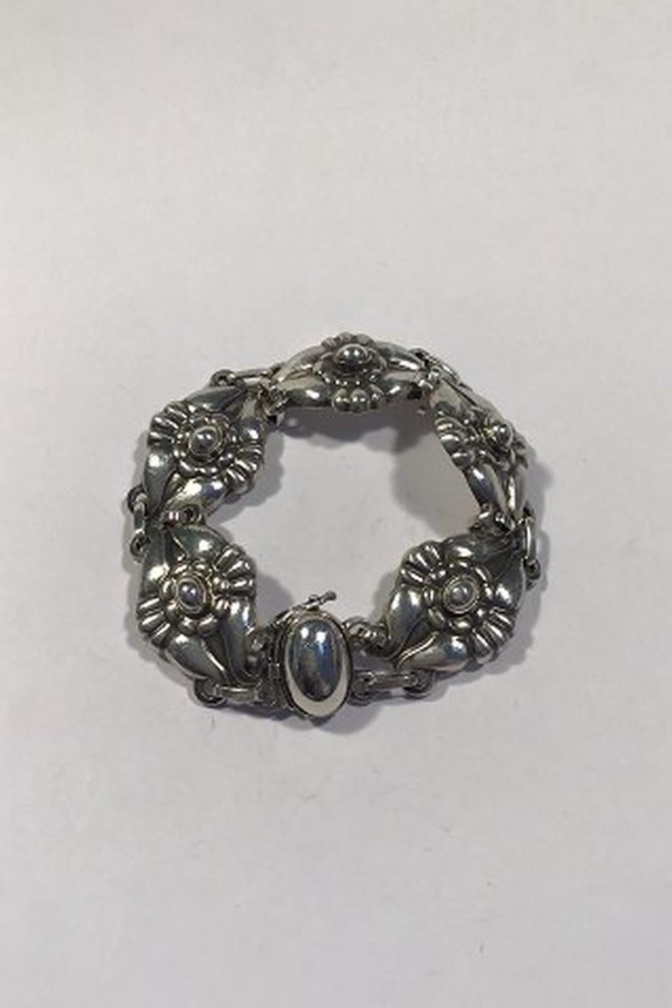 Georg Jensen Sterling Silber Armband Nr. 4 1930-1945 L 19 cm/7.48