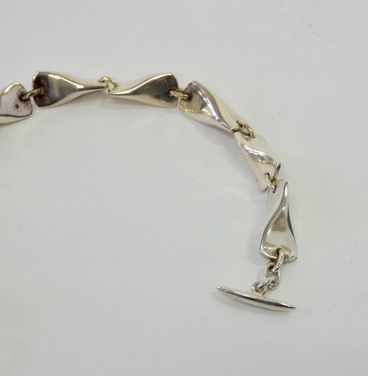 Georg Jensen Pulsera de plata de ley con caja original Danés en venta
