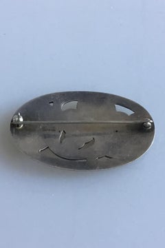 Georg Jensen Sterling Silver Brooch #177