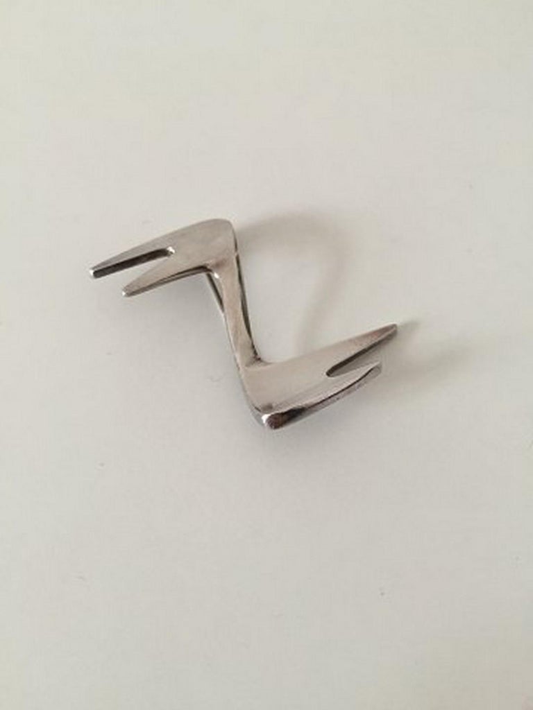 Georg Jensen Sterling Silver Brooch by Ibe Dahlquist No 361 For Sale at ...