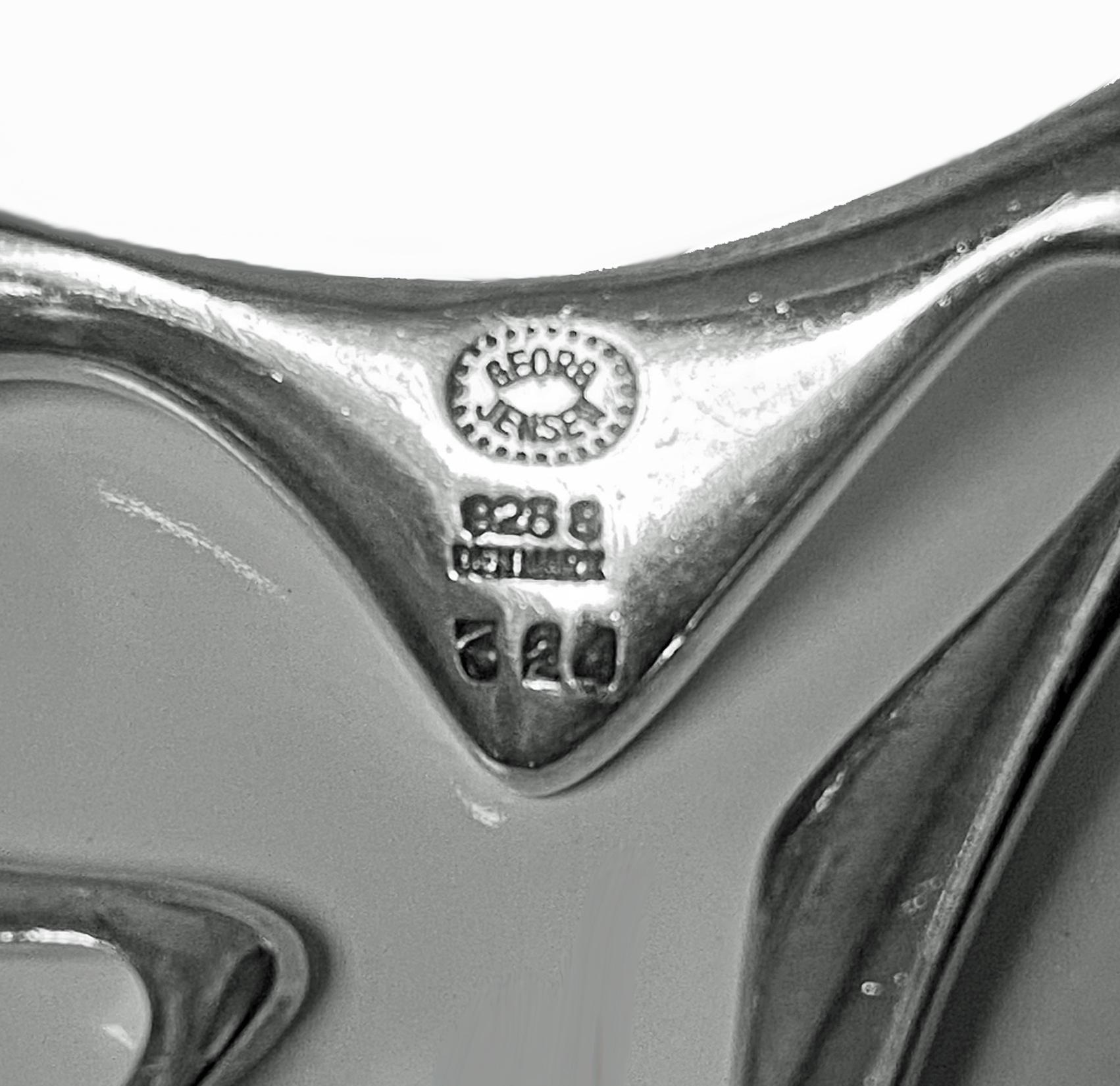 Georg Jensen Sterling Silver brooch, design #324 by Henning Koppel 1