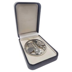 Georg Jensen sterling silver brooch from the 1970s