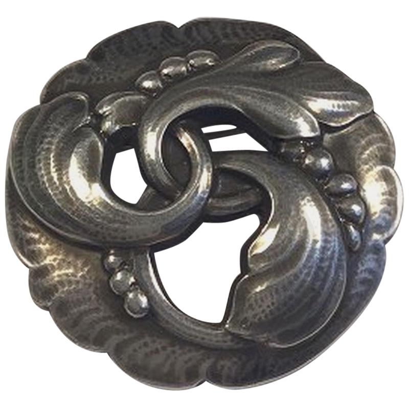Broche Georg Jensen en argent sterling n° 20