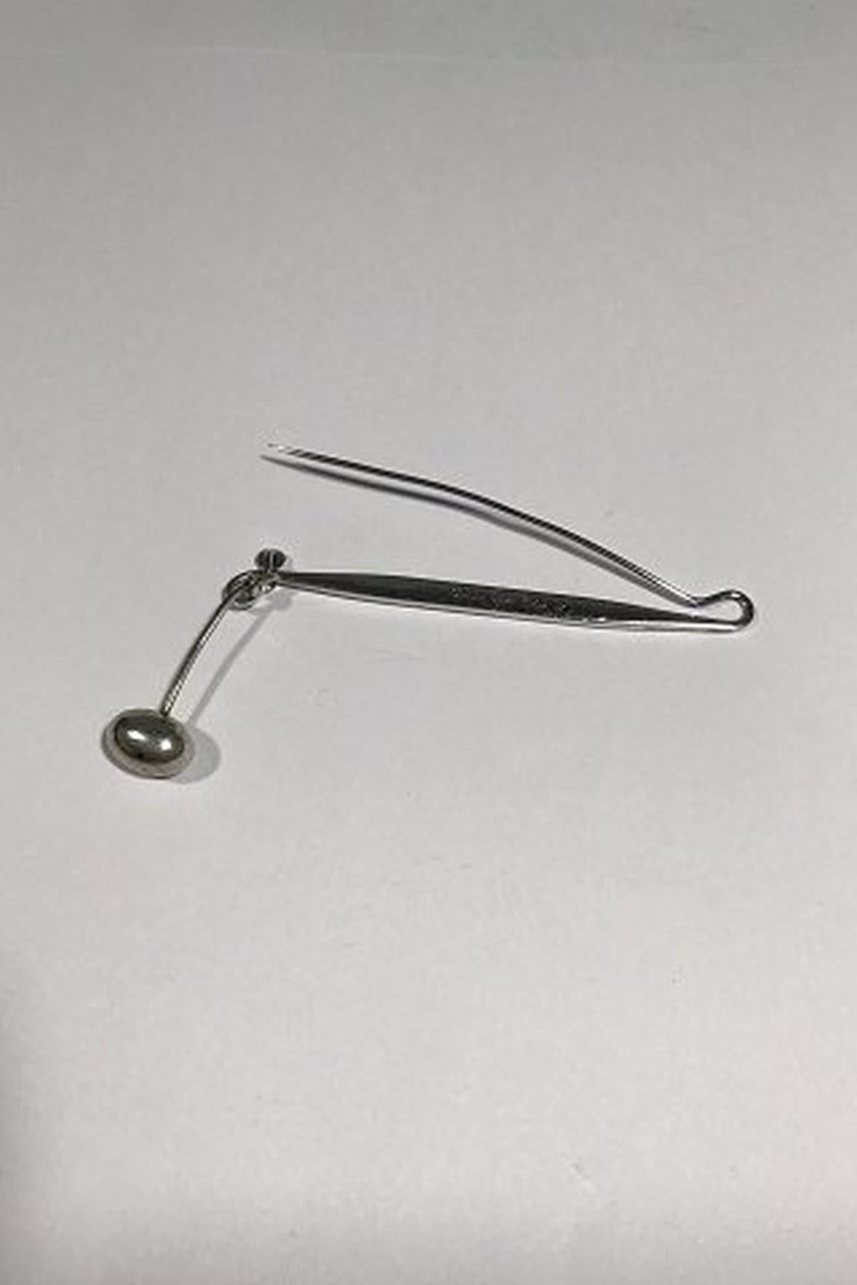Sterlingsilber-Brosche Nr. 377 Torun von Georg Jensen (Moderne) im Angebot