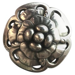 Vintage Georg Jensen Sterling Silver Brooch No.59