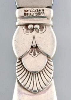 Georg Jensen Sterling Silver 'Cactus' Cutlery, Serving Spade