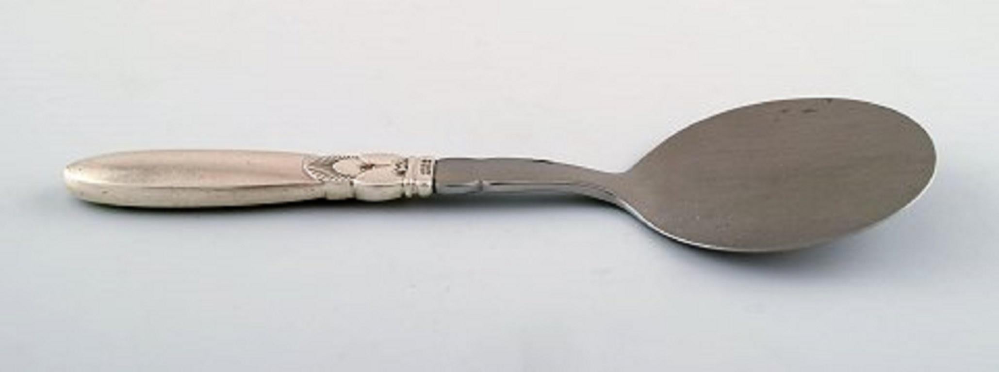 Art Deco Georg Jensen Sterling Silver 'Cactus' Cutlery, Serving Spade For Sale