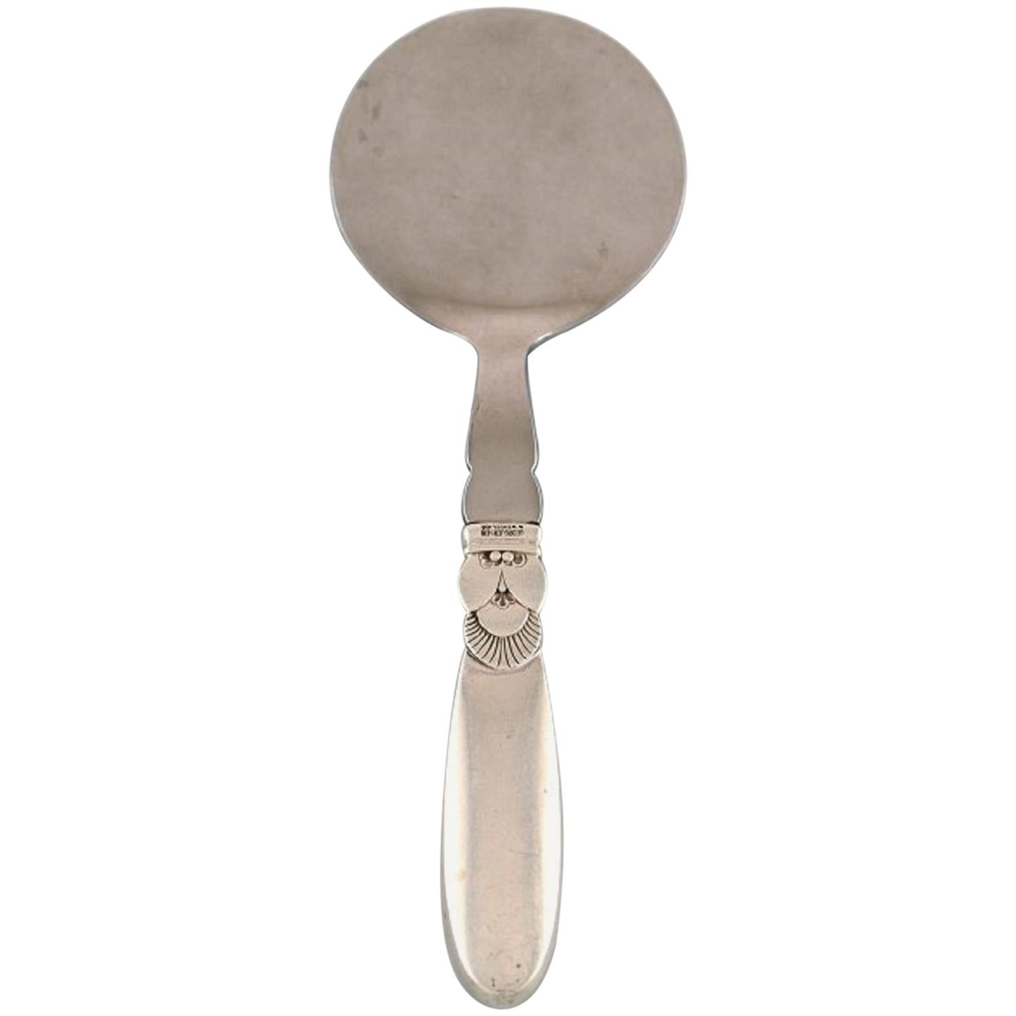 Georg Jensen Sterling Silver 'Cactus' Cutlery, Serving Spade For Sale