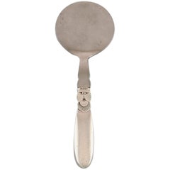 Georg Jensen Sterlingsilber „Cactus“ Besteck, Serviergeschirr, Spaten Spachtel