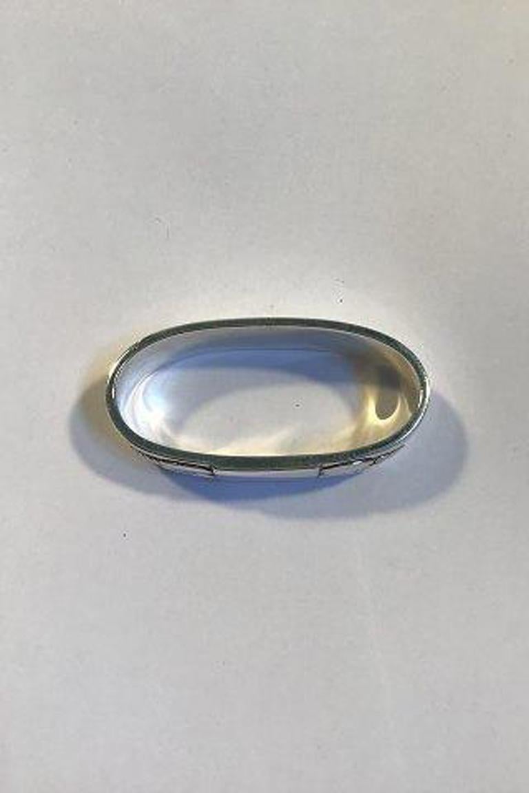 Georg Jensen Sterling Silver Cactus Napkin Ring No 81C In Good Condition For Sale In Copenhagen, DK