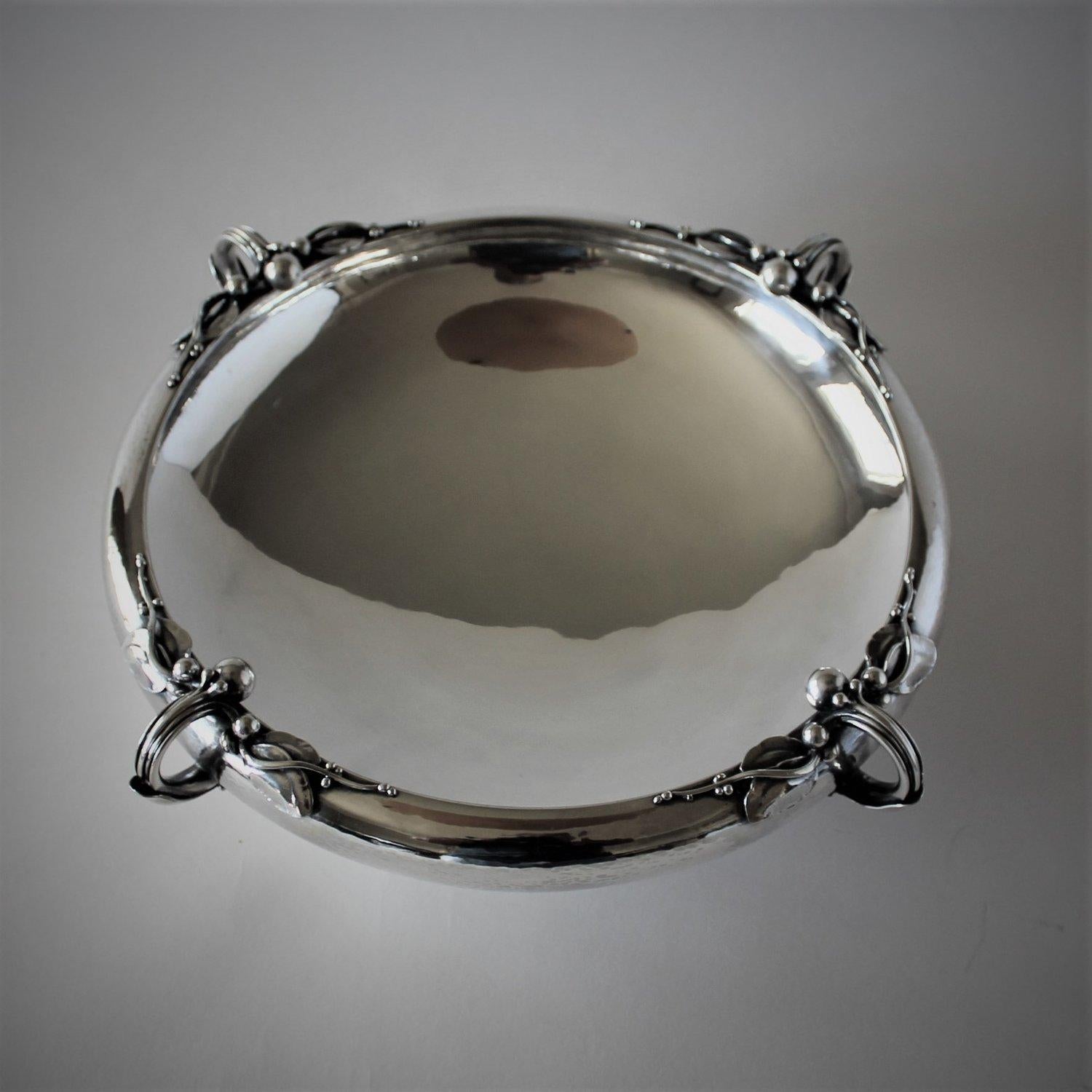 Danish Georg Jensen Sterling Silver Centerpiece Bowl No. 625A For Sale
