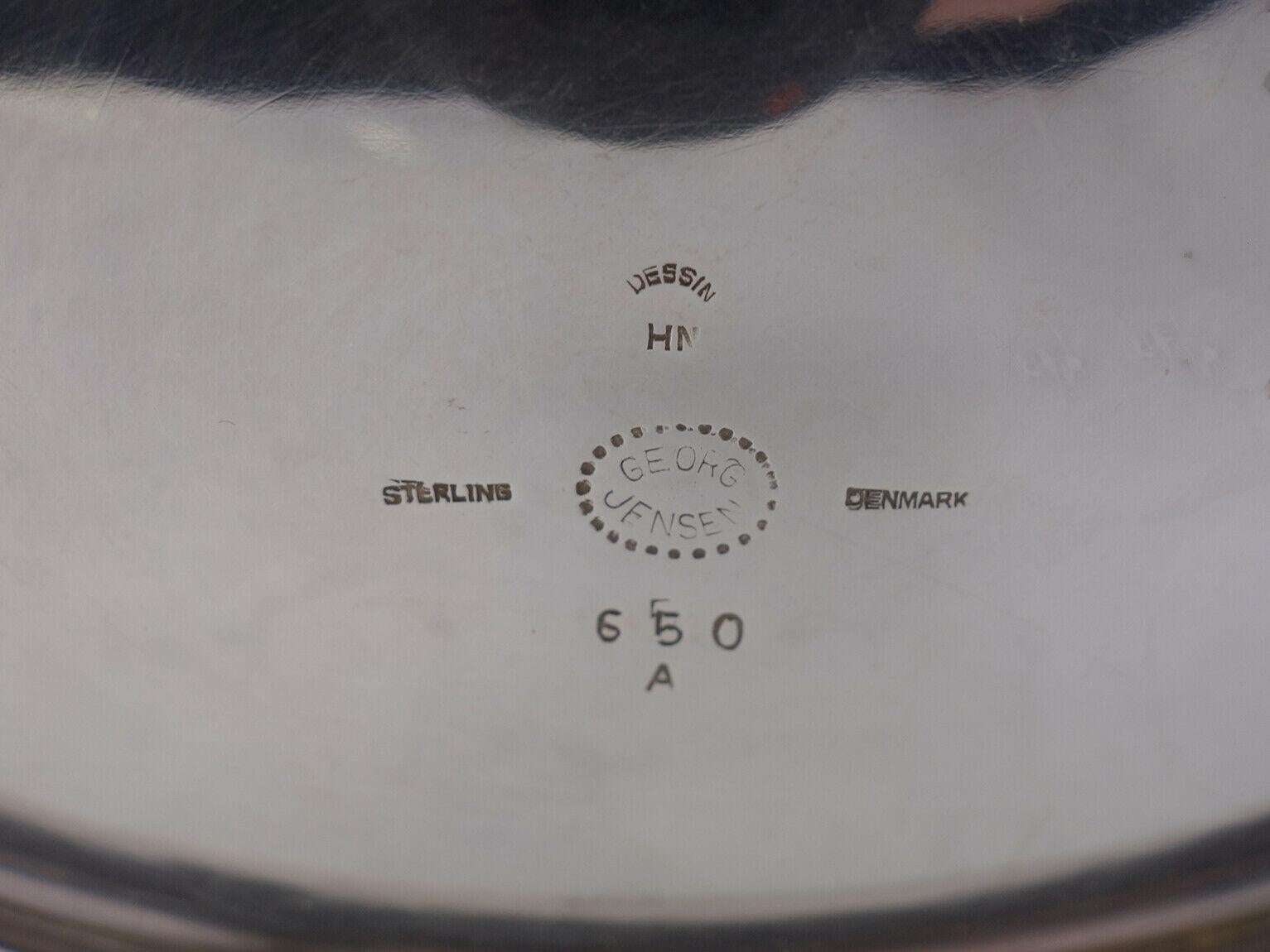 Georg Jensen Sterling Silver Centerpiece Bowl No. 650A Harald Nielsen 1