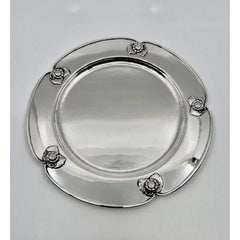 Georg Jensen Sterling Silver Charger Plate 491B