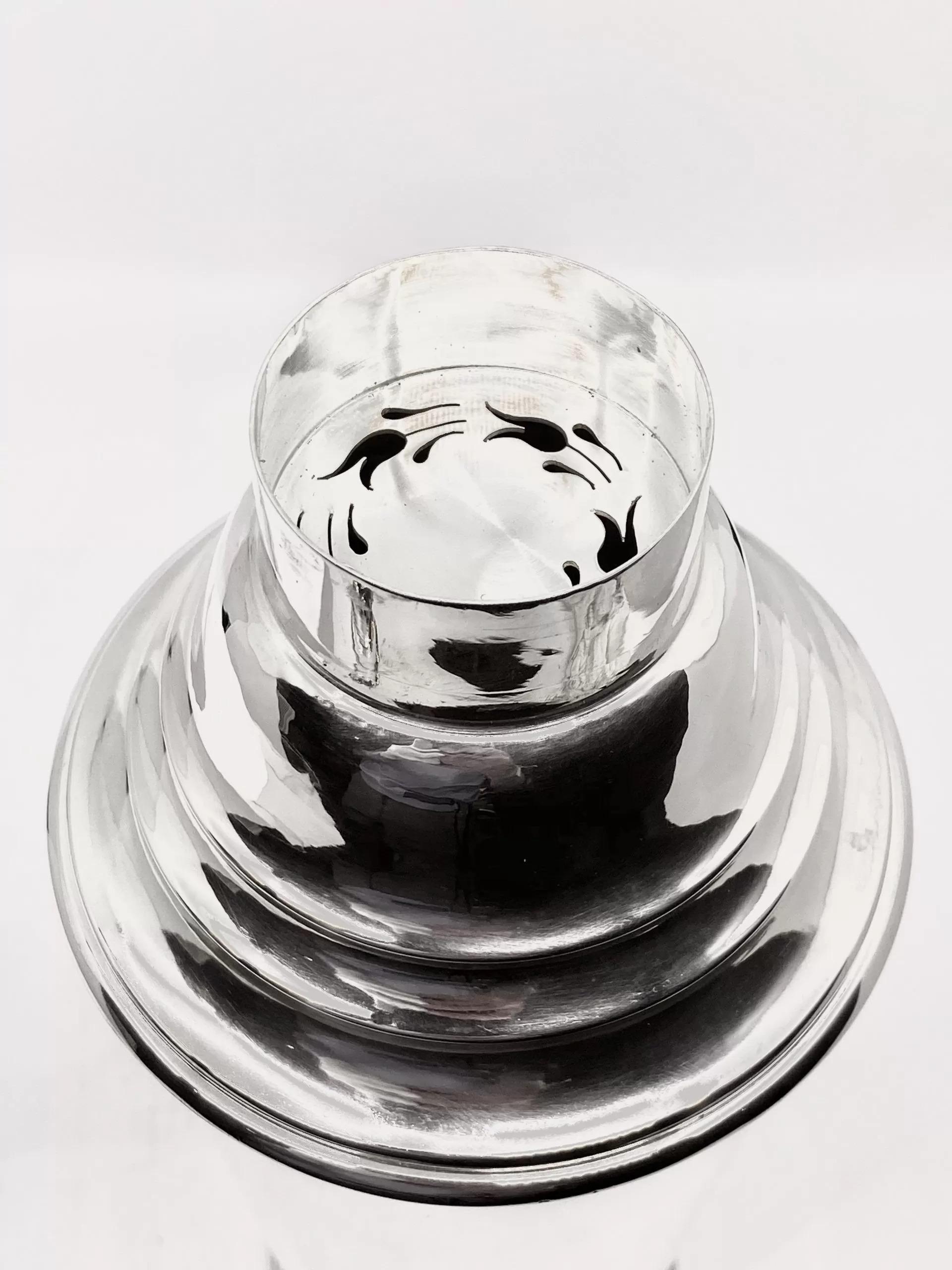 Art déco Shaker cocktail en argent sterling Georg Jensen n°462C en vente