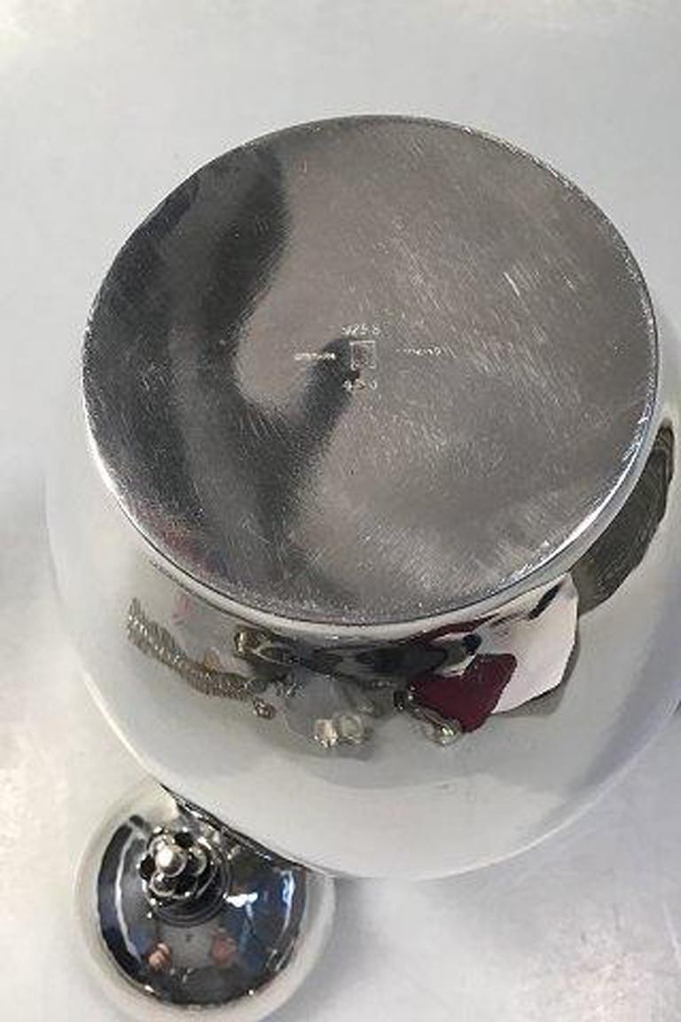 XX secolo Caffettiera in argento Georg Jensen n. 456A in vendita