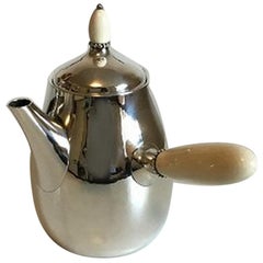 Georg Jensen Sterling Silver Coffee Pot No 80C, Måler