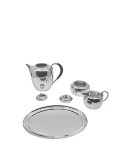 Georg Jensen Sterling Silver Coffee Service and Tray 547, 1938