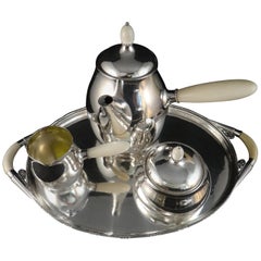 Georg Jensen Sterlingsilber-Couchtisch-Set